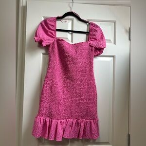 Zara fully lined crepe mini dress